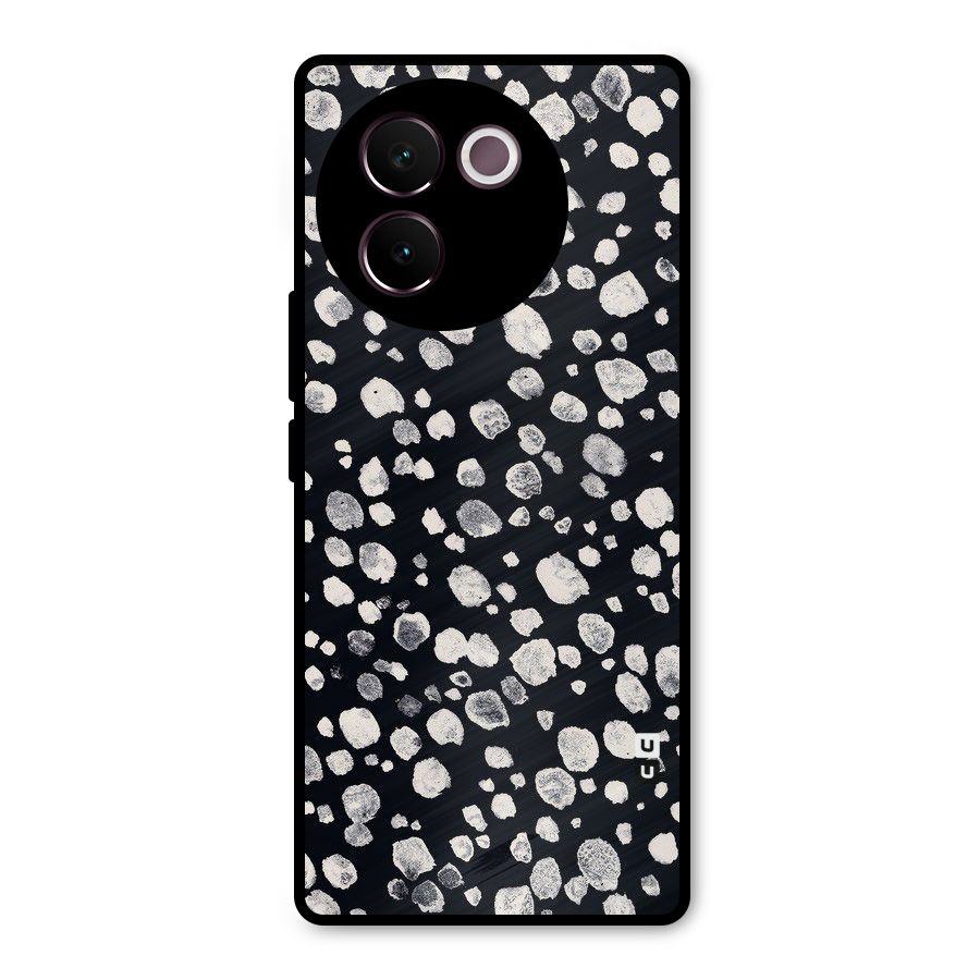 Classic Rocks Pattern Metal Back Case for Vivo V30e