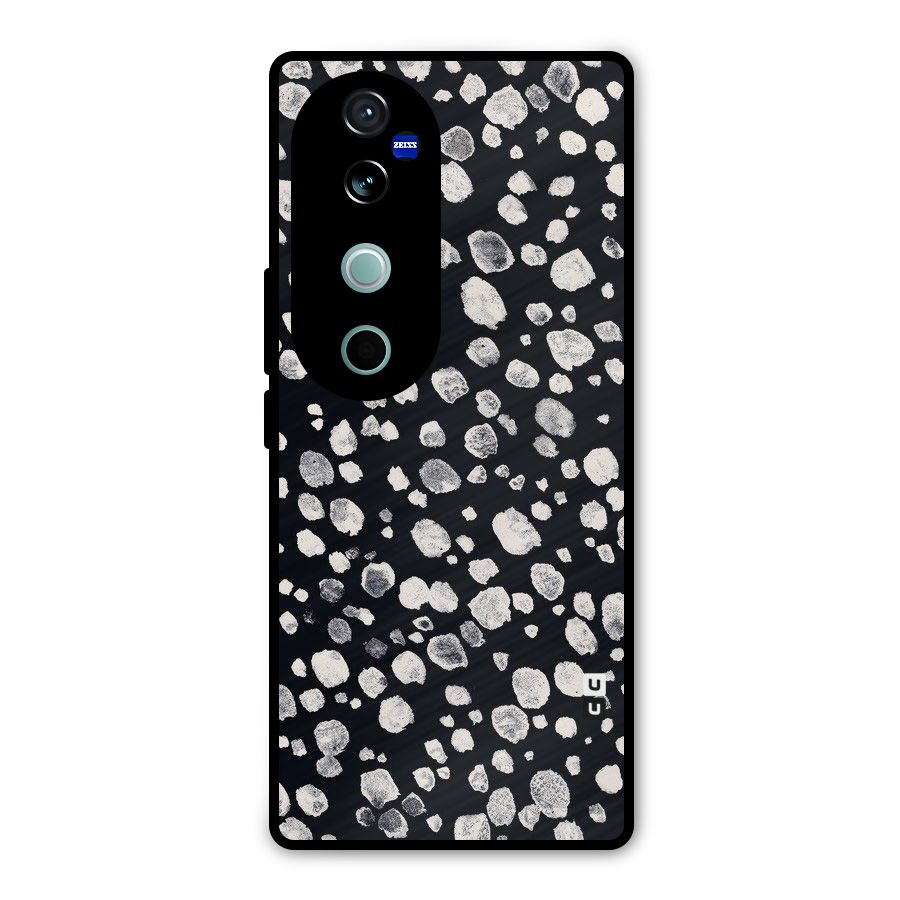 Classic Rocks Pattern Metal Back Case for Vivo V40