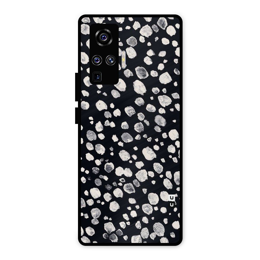 Classic Rocks Pattern Metal Back Case for Vivo X50 Pro