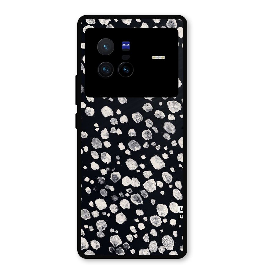Classic Rocks Pattern Metal Back Case for Vivo X80