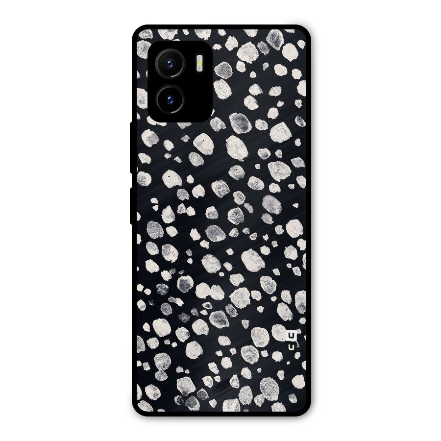 Classic Rocks Pattern Metal Back Case for Vivo Y15s