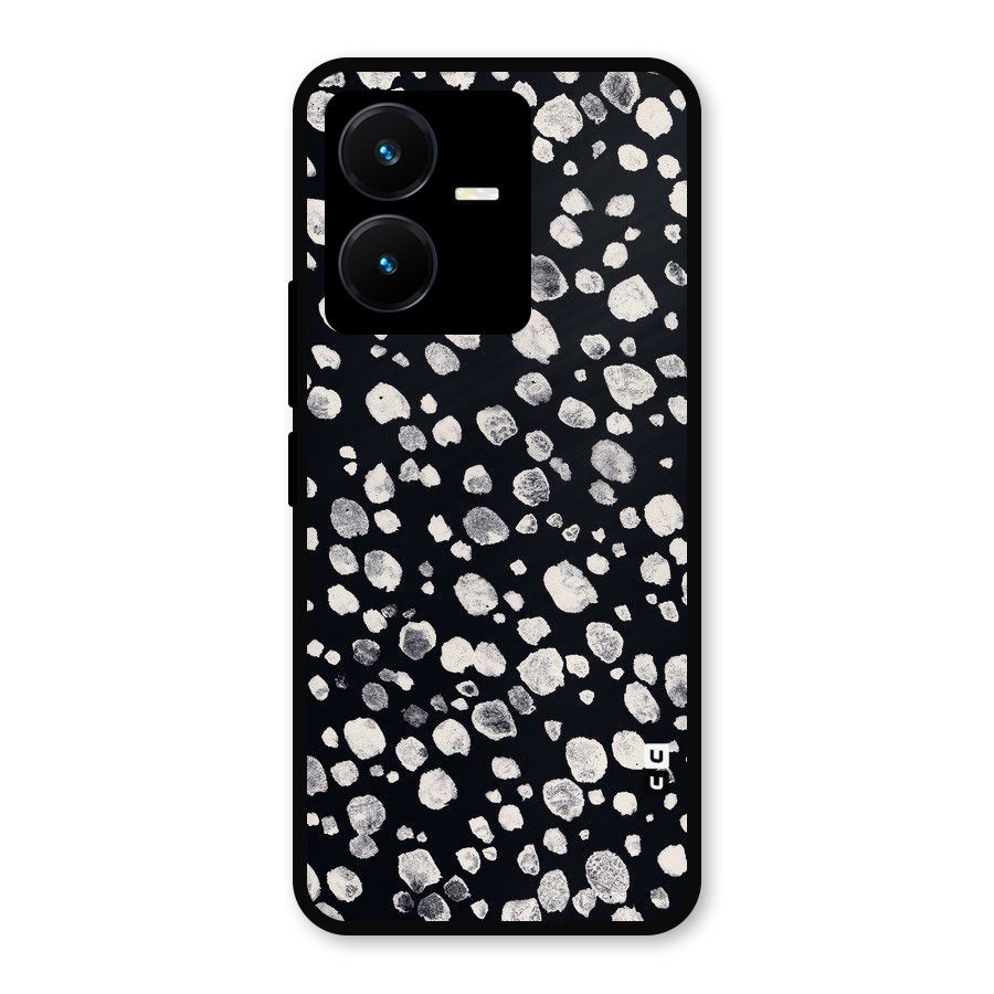 Classic Rocks Pattern Metal Back Case for Vivo Y22