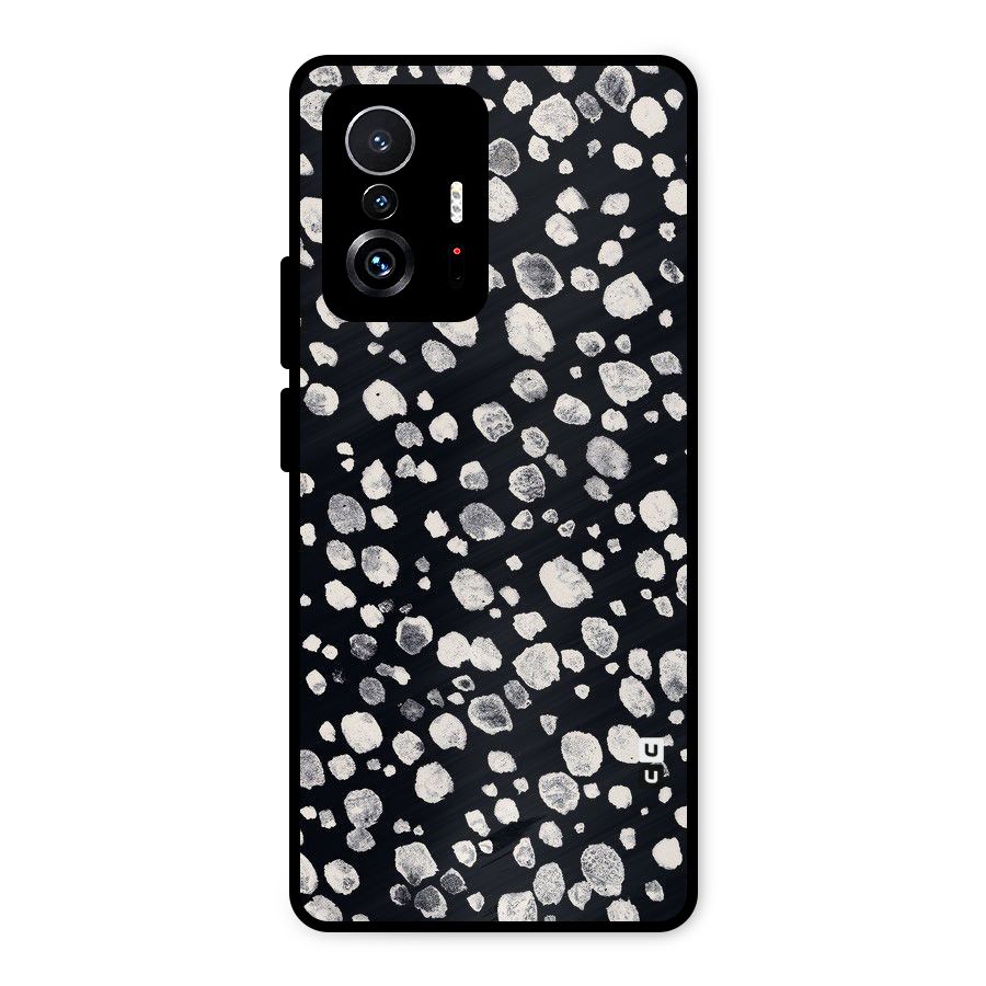 Classic Rocks Pattern Metal Back Case for Xiaomi 11T Pro