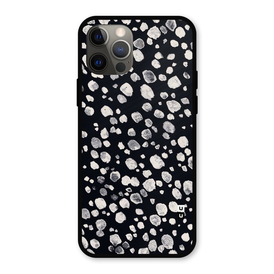 Classic Rocks Pattern Metal Back Case for iPhone 12 Pro