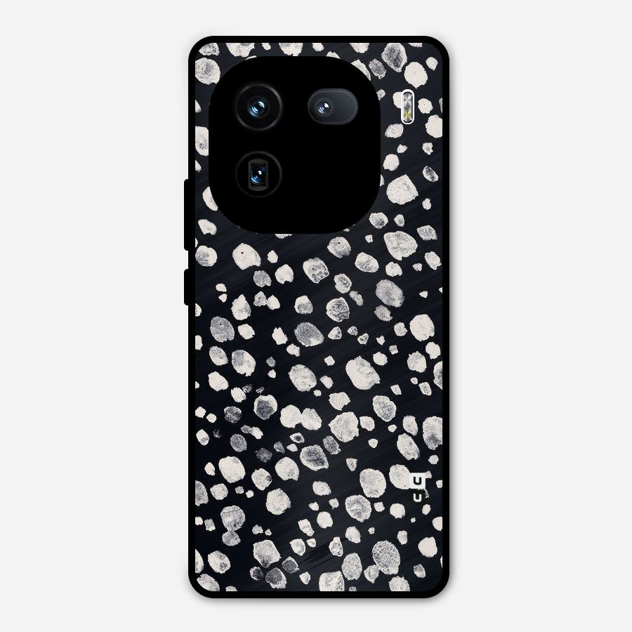 Classic Rocks Pattern Metal Back Case for iQOO 12