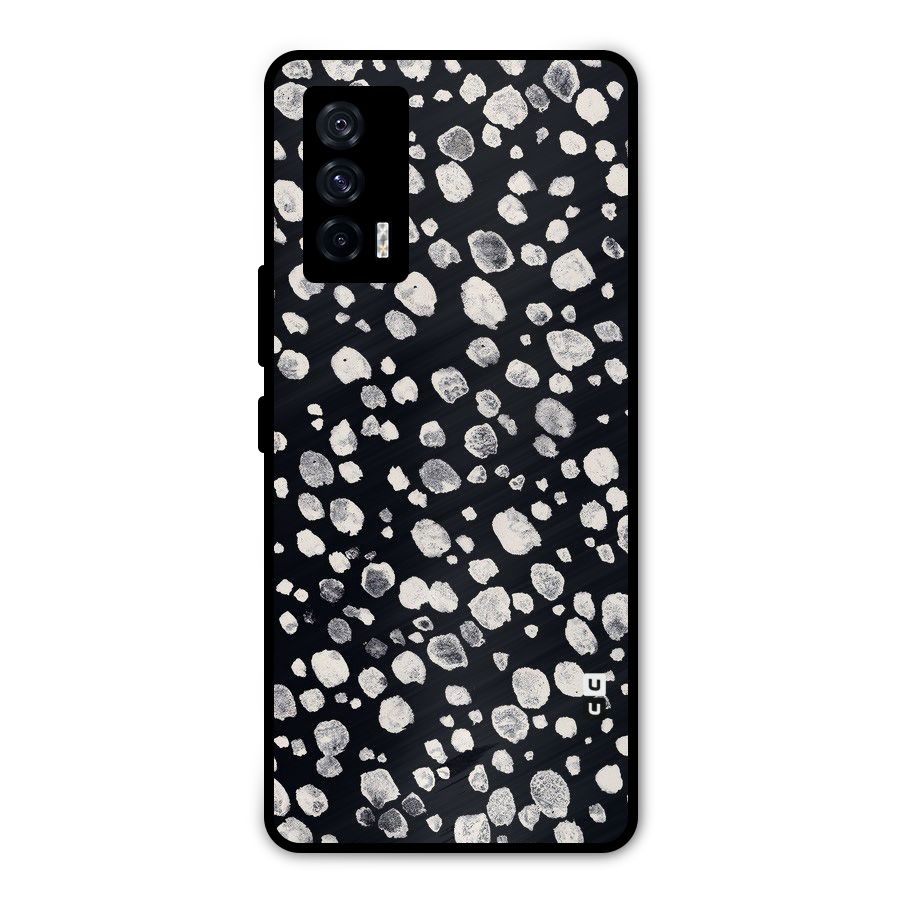 Classic Rocks Pattern Metal Back Case for iQOO 7 5G