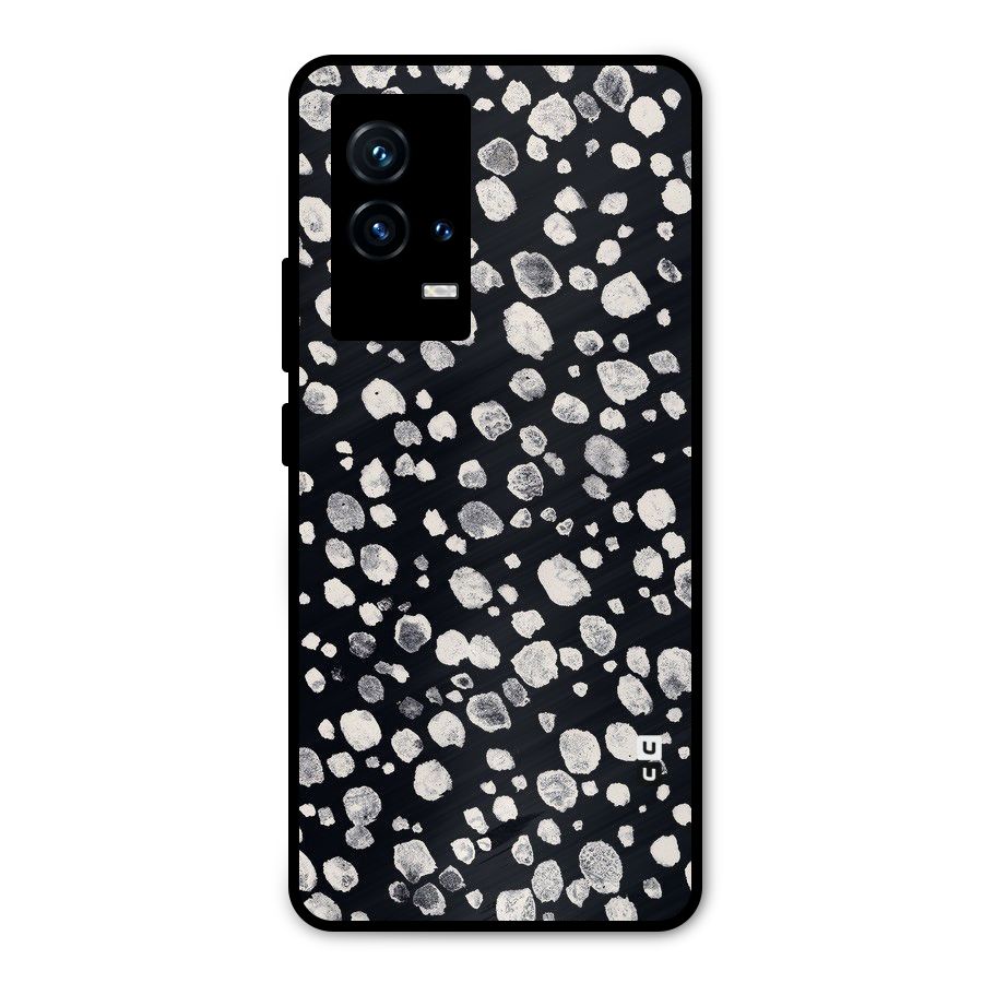 Classic Rocks Pattern Metal Back Case for iQOO 9 5G