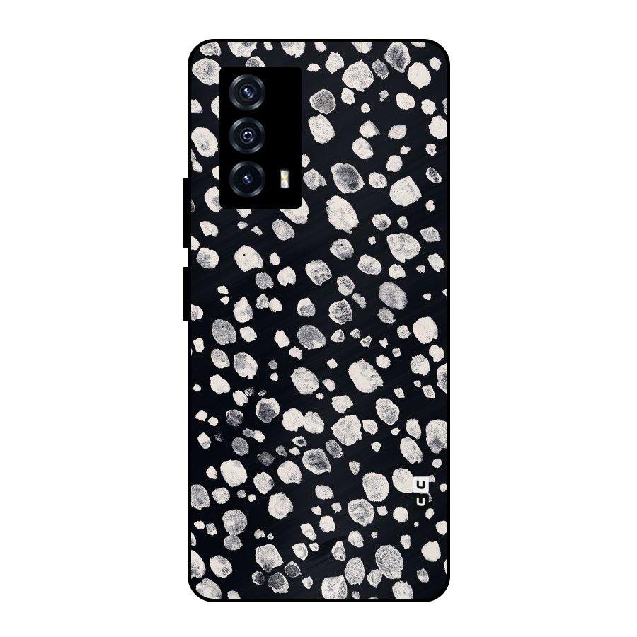 Classic Rocks Pattern Metal Back Case for iQOO Z5