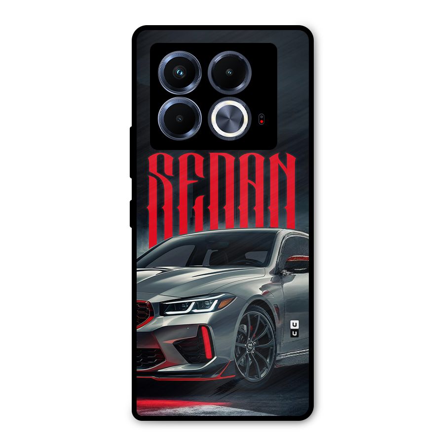Classic Sedan Metal Back Case for Infinix Note 40 5G