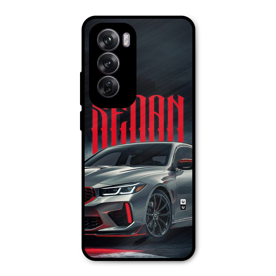 Classic Sedan Metal Back Case for Oppo Reno12 Pro