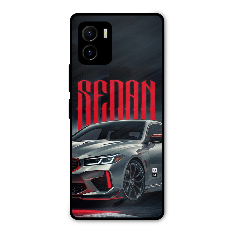 Classic Sedan Metal Back Case for Vivo Y15s