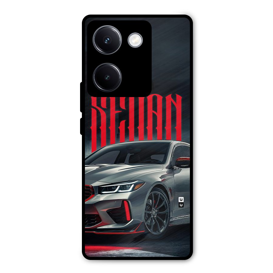 Classic Sedan Metal Back Case for Vivo Y300 Plus