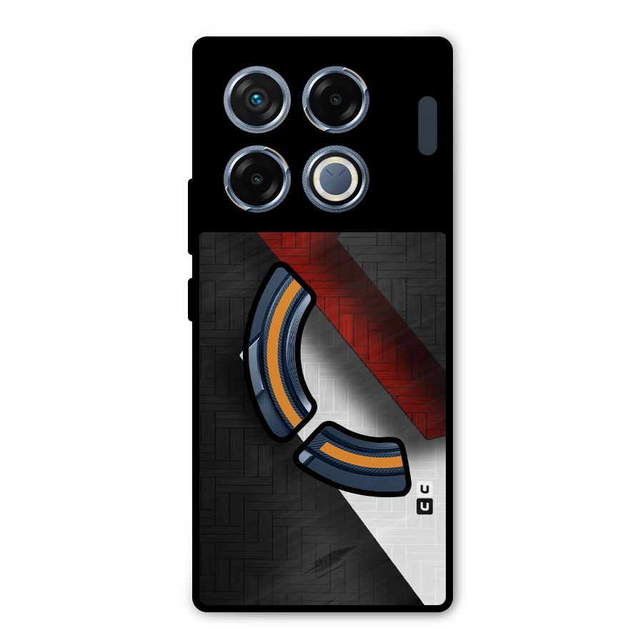 Classic Shades Design Metal Back Case for Infinix GT 20 Pro