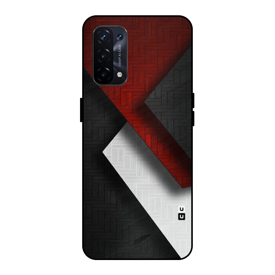 Classic Shades Design Metal Back Case for Oppo A74 5G