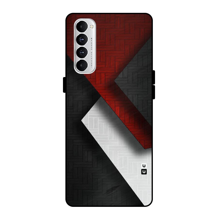 Classic Shades Design Metal Back Case for Oppo Reno4 Pro