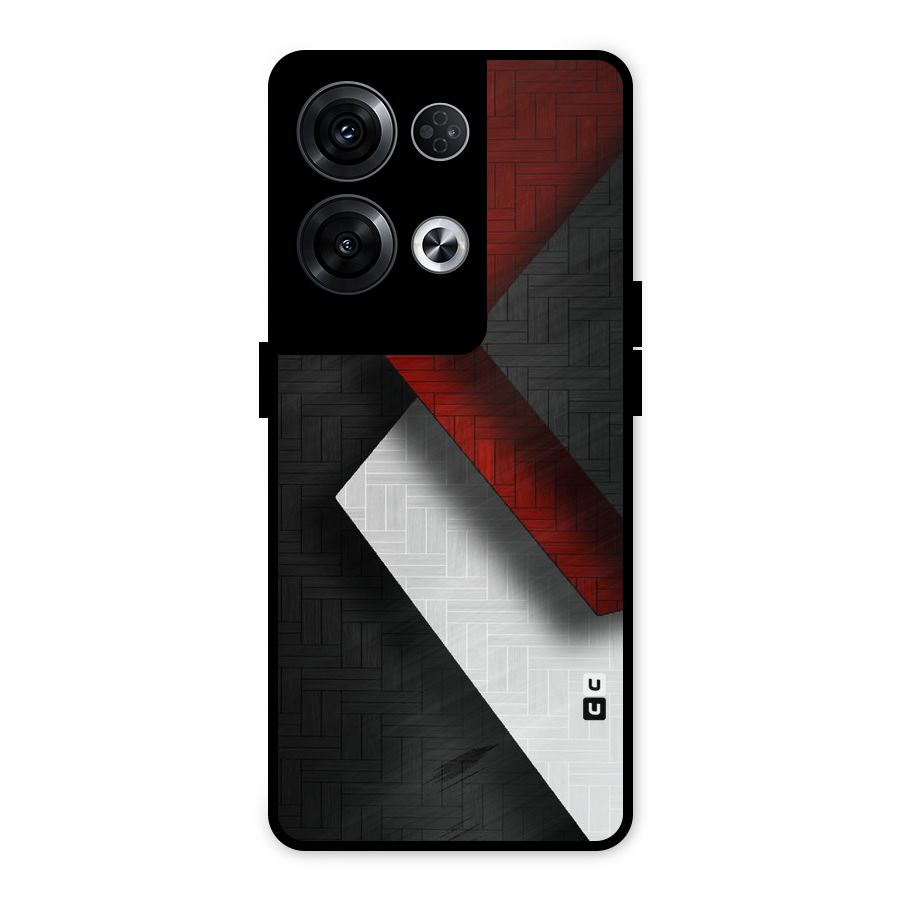 Classic Shades Design Metal Back Case for Oppo Reno8 Pro 5G