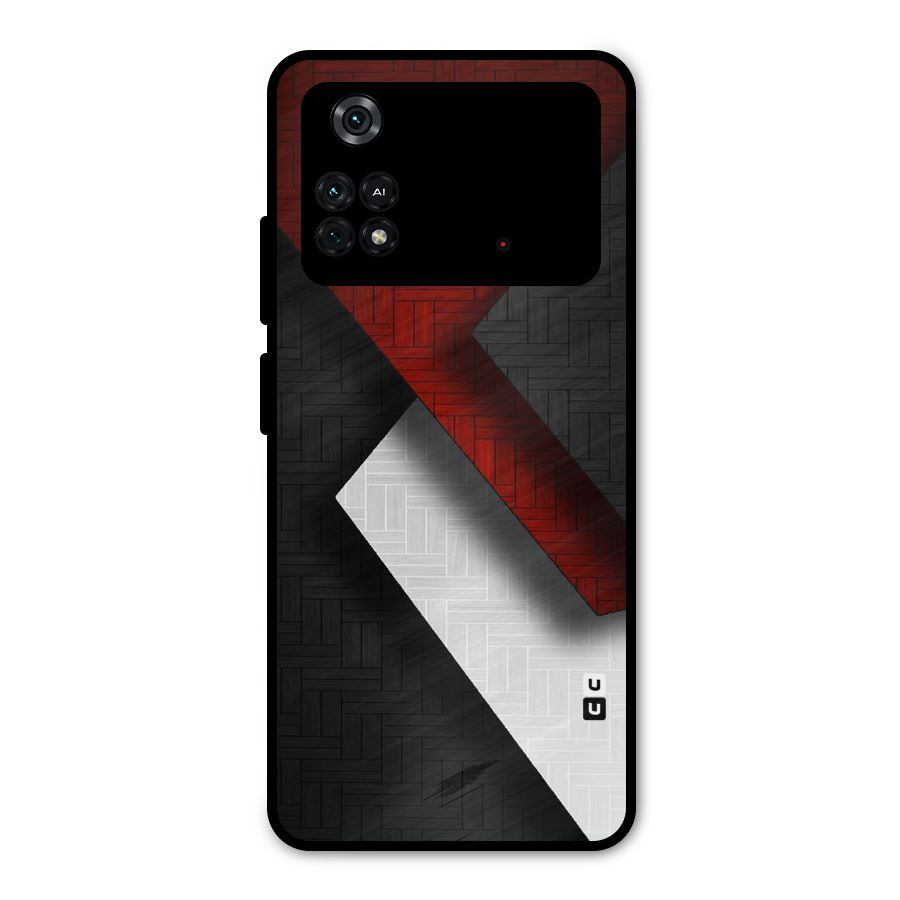 Classic Shades Design Metal Back Case for Poco M4 Pro 4G