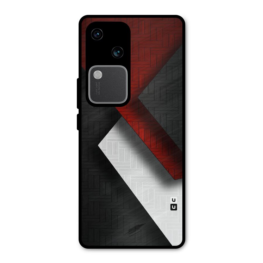 Classic Shades Design Metal Back Case for Vivo V30 Pro