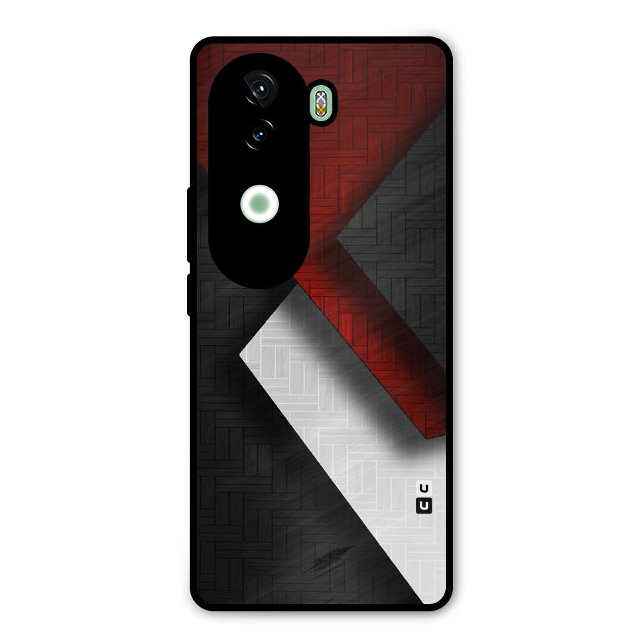 Classic Shades Design Metal Back Case for iQOO Z9s
