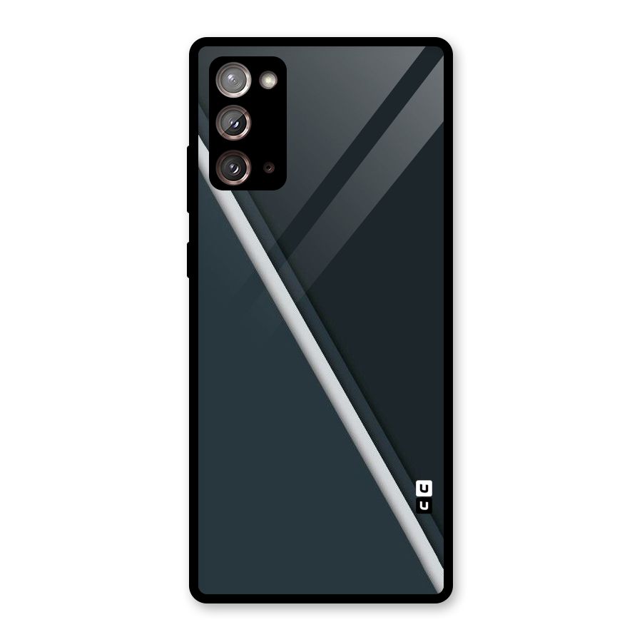 Classic Single Stripe Glass Back Case for Galaxy Note 20