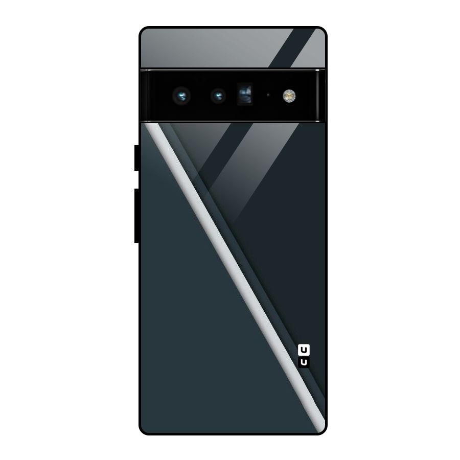 Classic Single Stripe Glass Back Case for Google Pixel 6 Pro