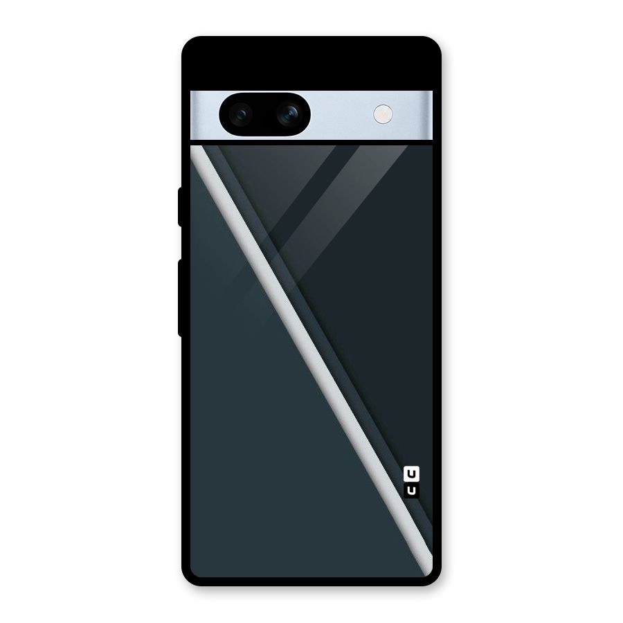 Classic Single Stripe Glass Back Case for Google Pixel 7a