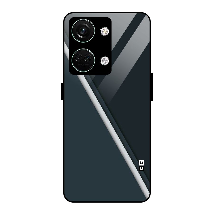 Classic Single Stripe Glass Back Case for Oneplus Nord 3