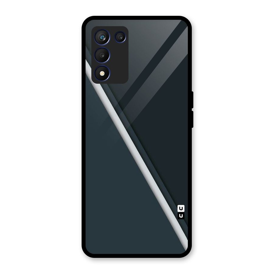 Classic Single Stripe Glass Back Case for Realme 9 5G Speed
