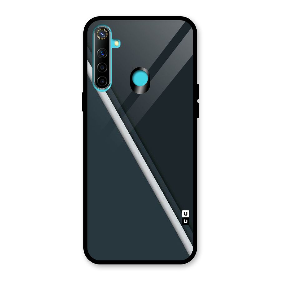 Classic Single Stripe Glass Back Case for Realme Narzo 10