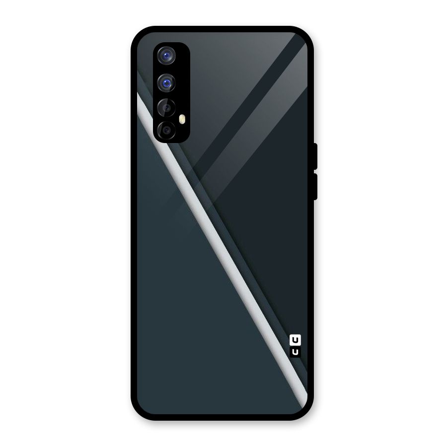 Classic Single Stripe Glass Back Case for Realme Narzo 20 Pro
