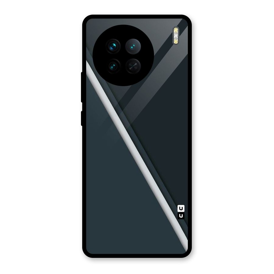 Classic Single Stripe Glass Back Case for Vivo X90
