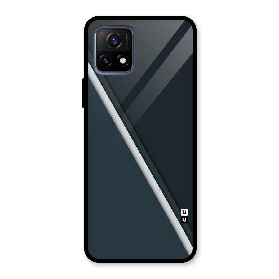 Classic Single Stripe Glass Back Case for Vivo Y72 5G