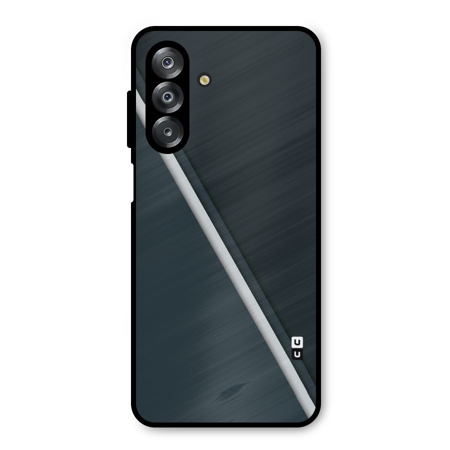 Classic Single Stripe Metal Back Case for Galaxy A26