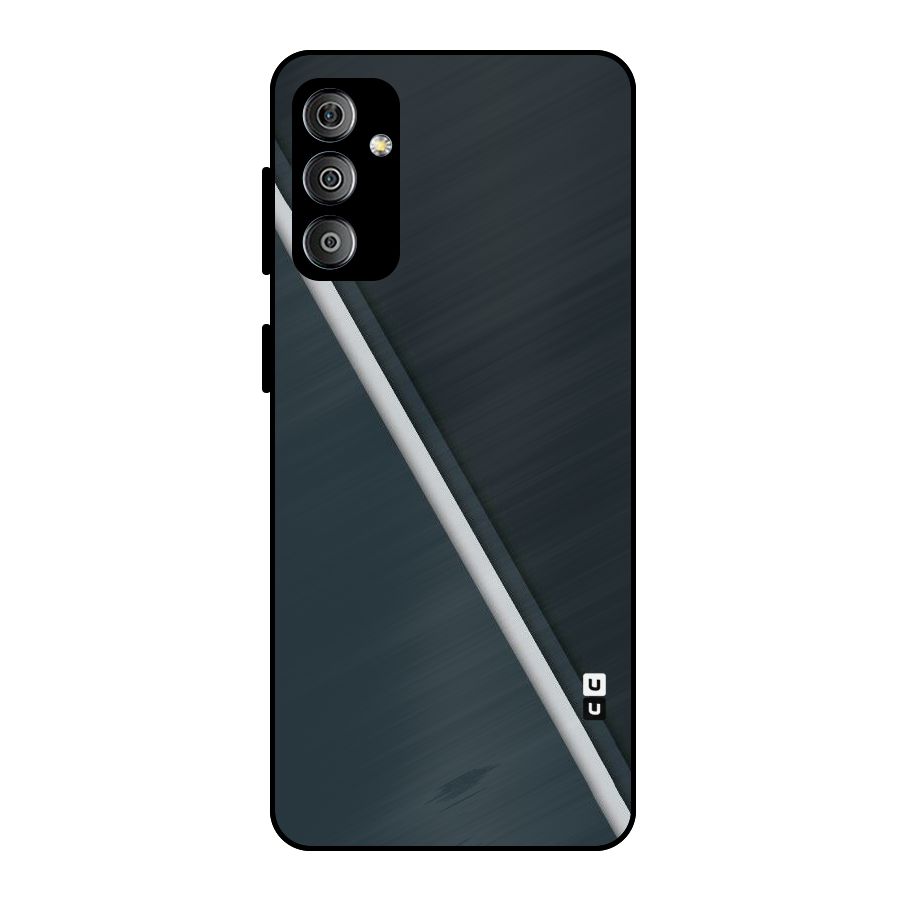 Classic Single Stripe Metal Back Case for Galaxy F23