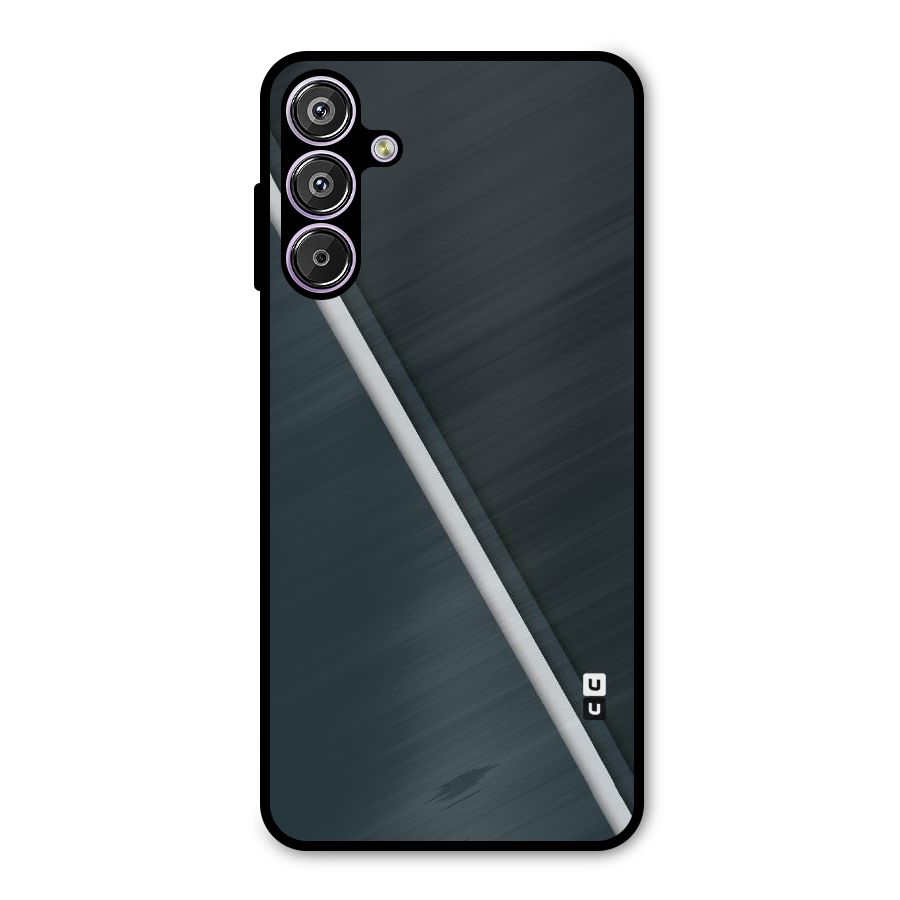 Classic Single Stripe Metal Back Case for Galaxy M15