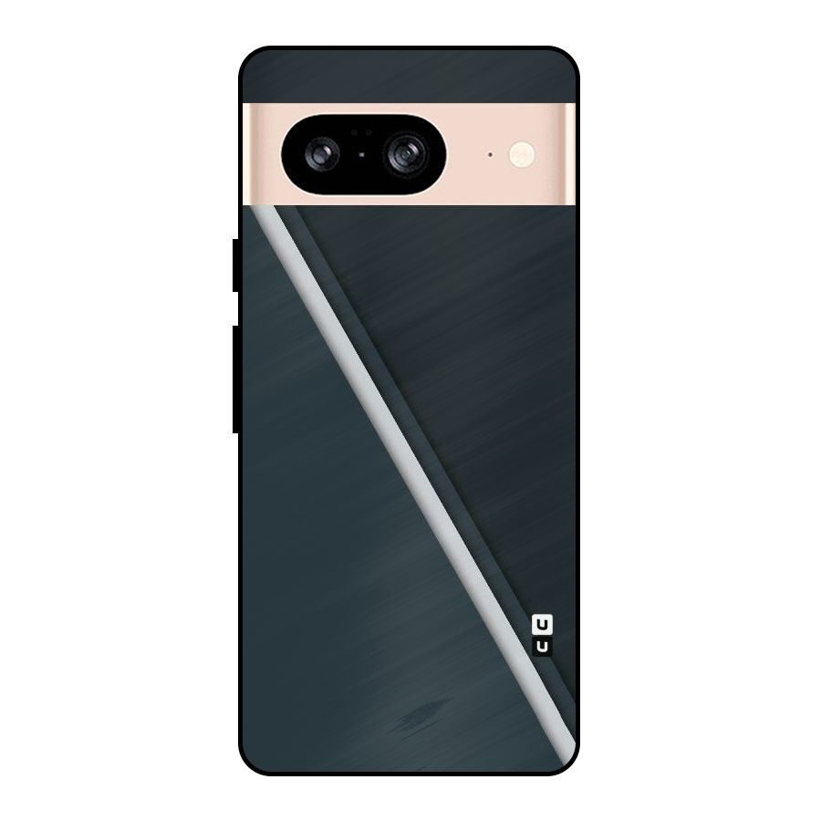 Classic Single Stripe Metal Back Case for Google Pixel 8