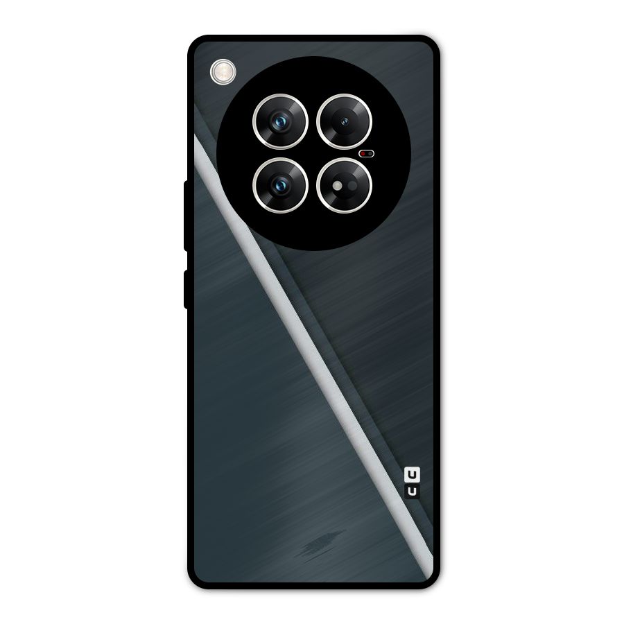 Classic Single Stripe Metal Back Case for Infinix Zero 40 5G