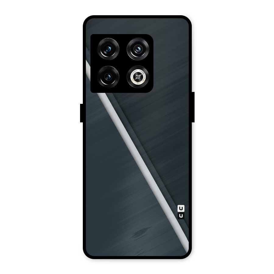 Classic Single Stripe Metal Back Case for OnePlus 10 Pro 5G