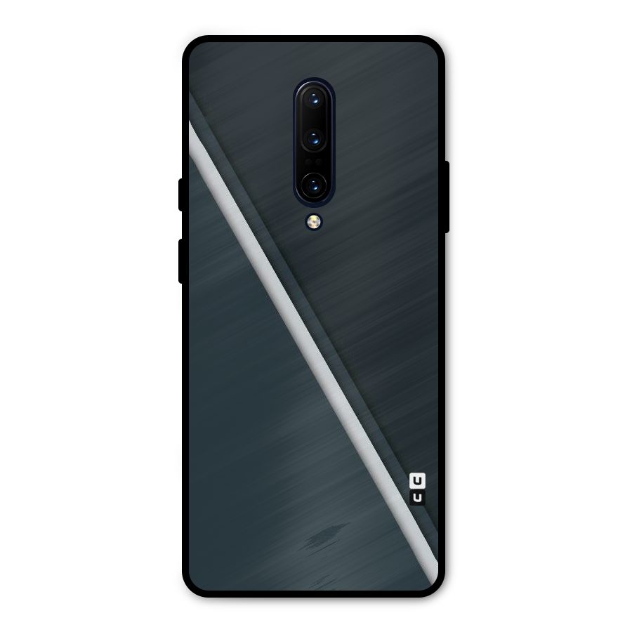 Classic Single Stripe Metal Back Case for OnePlus 7 Pro