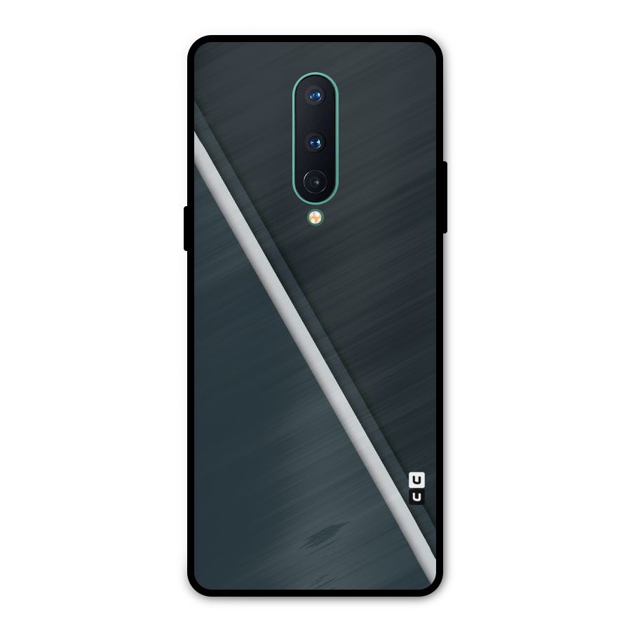 Classic Single Stripe Metal Back Case for OnePlus 8