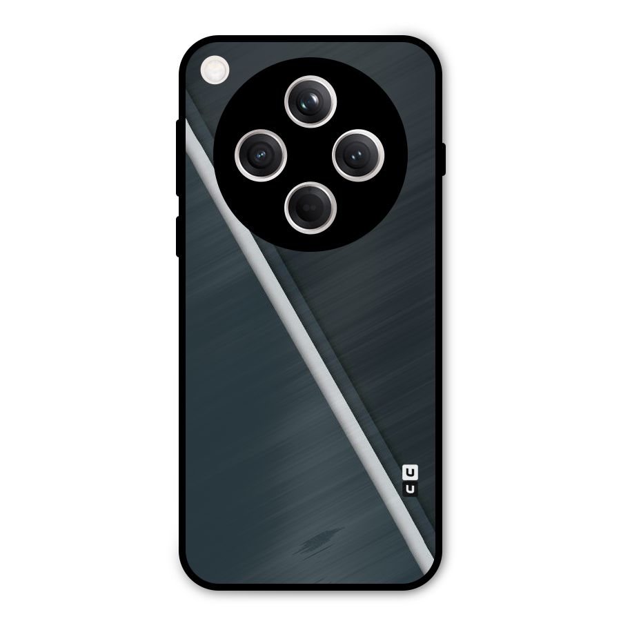 Classic Single Stripe Metal Back Case for Oppo Find X8