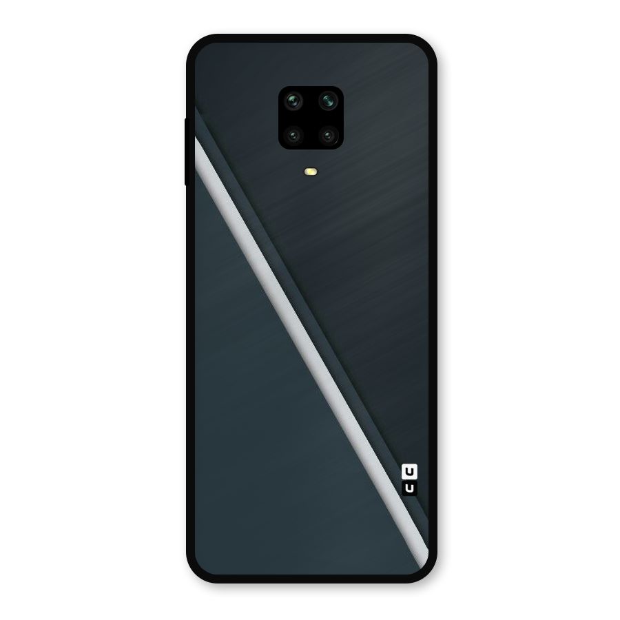 Classic Single Stripe Metal Back Case for Poco M2 Pro