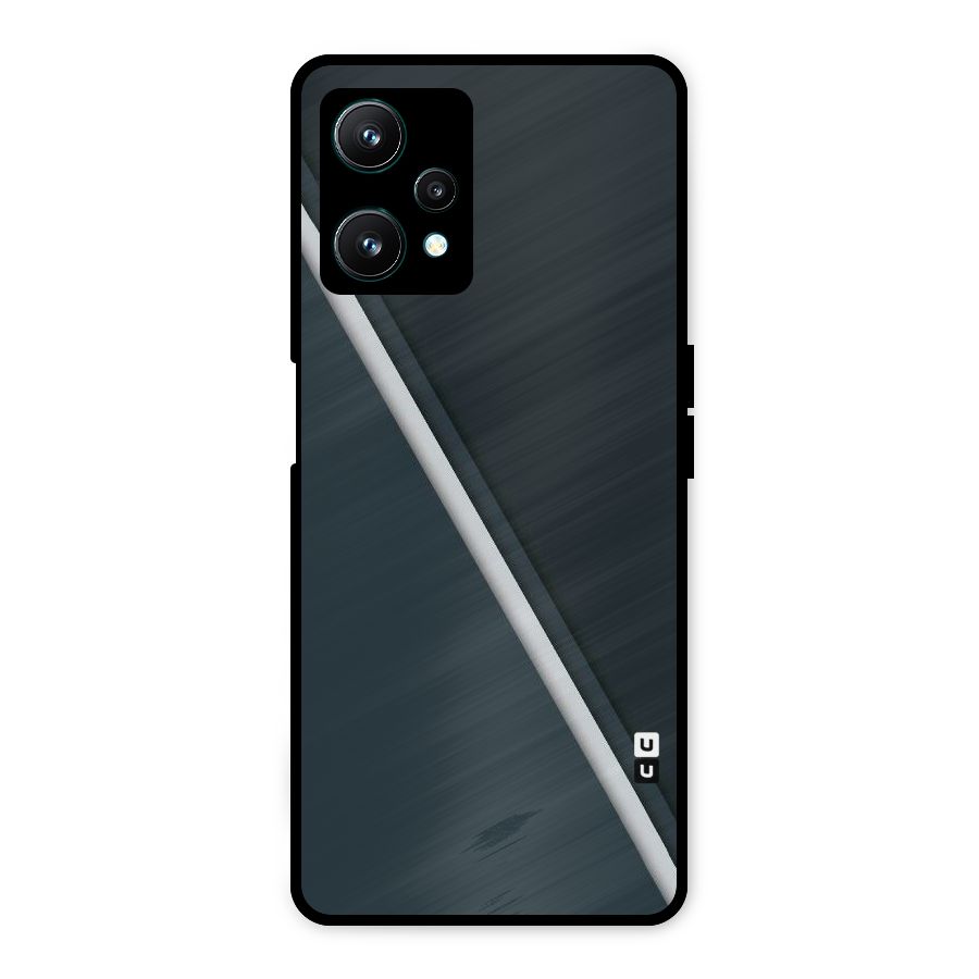 Classic Single Stripe Metal Back Case for Realme 9 Pro 5G