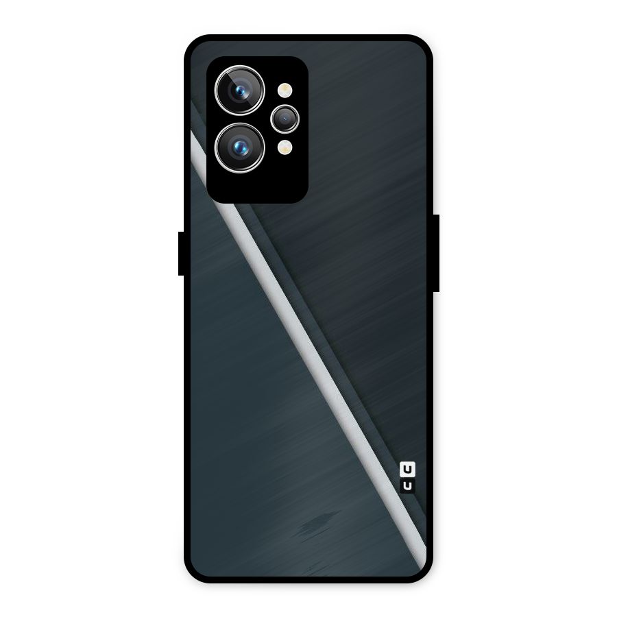 Classic Single Stripe Metal Back Case for Realme GT2 Pro