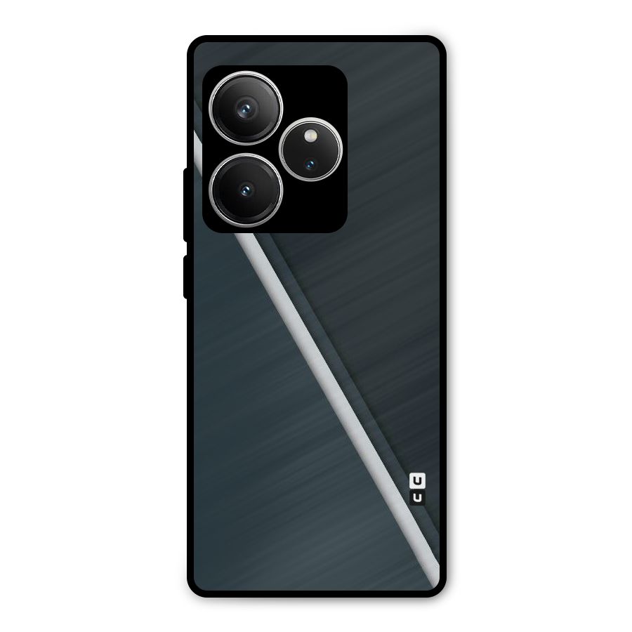 Classic Single Stripe Metal Back Case for Realme GT 6