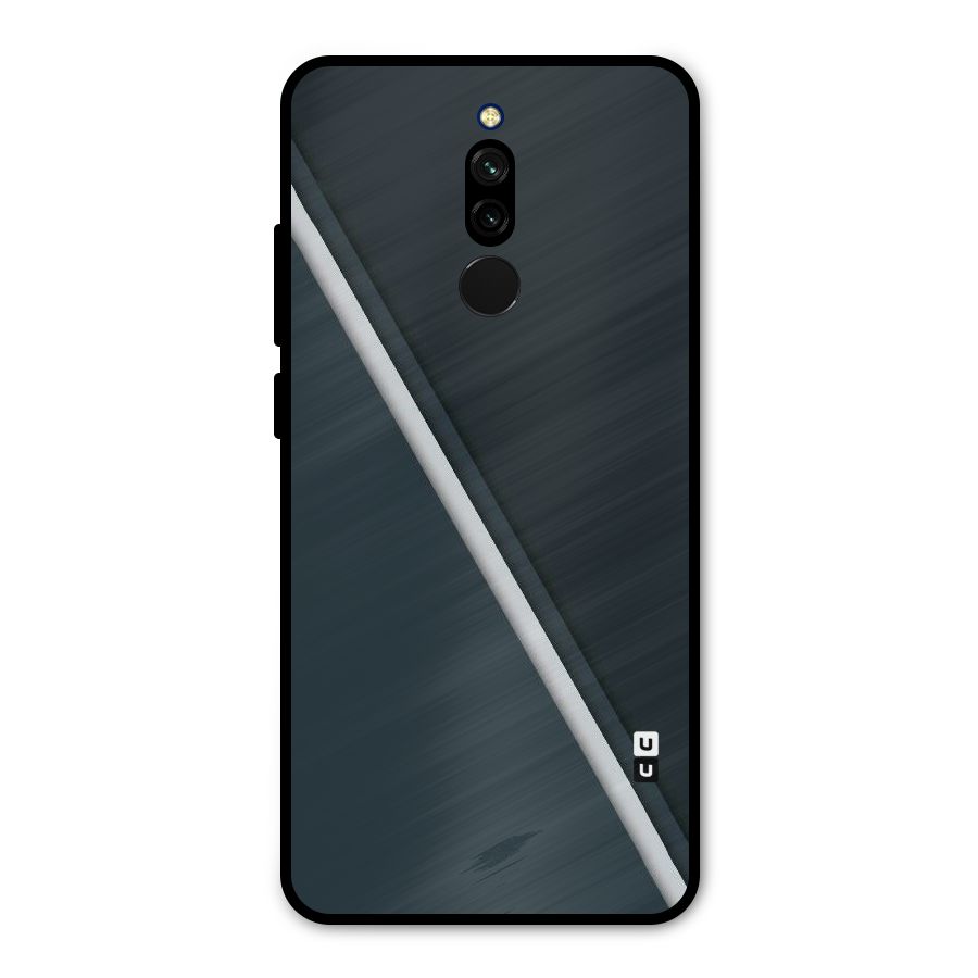 Classic Single Stripe Metal Back Case for Redmi 8