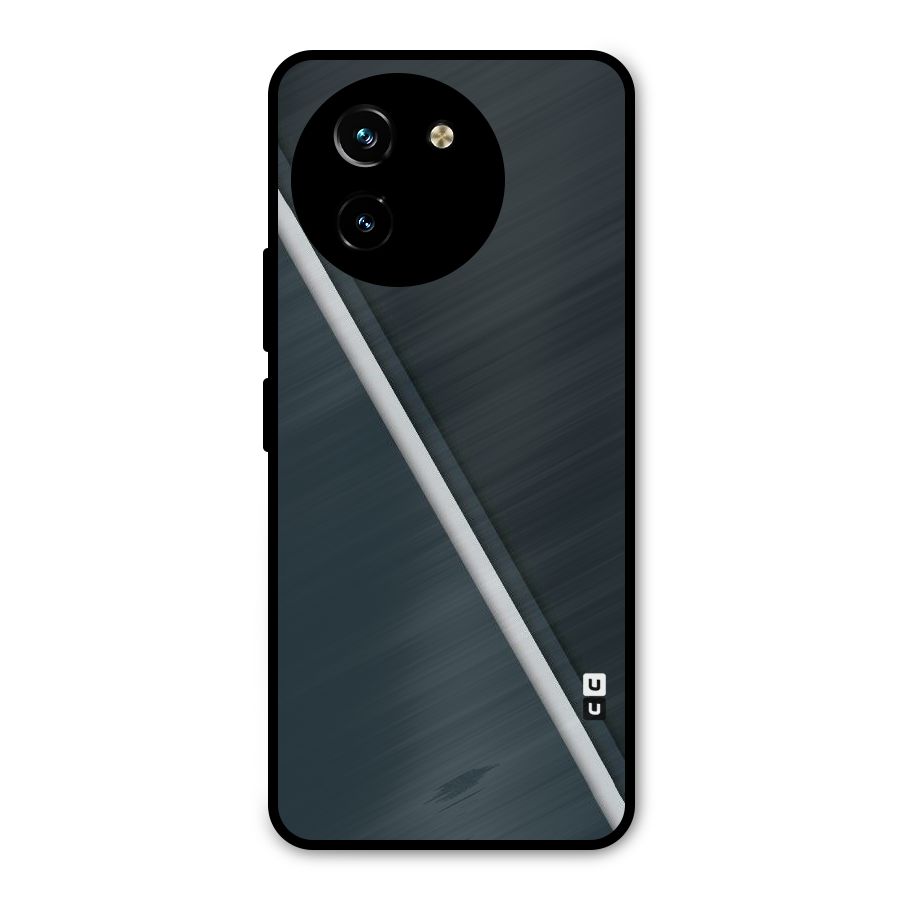 Classic Single Stripe Metal Back Case for Vivo T3x