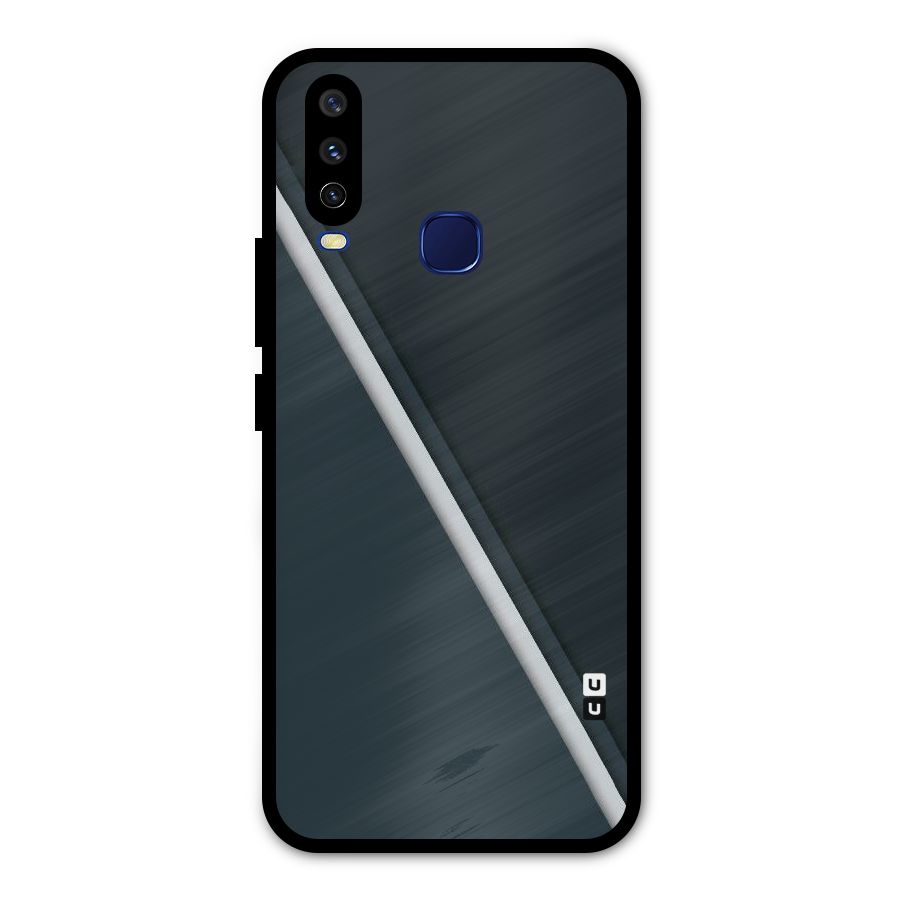 Classic Single Stripe Metal Back Case for Vivo V17