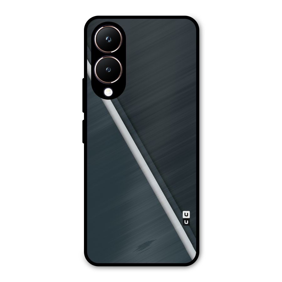Classic Single Stripe Metal Back Case for Vivo Y28
