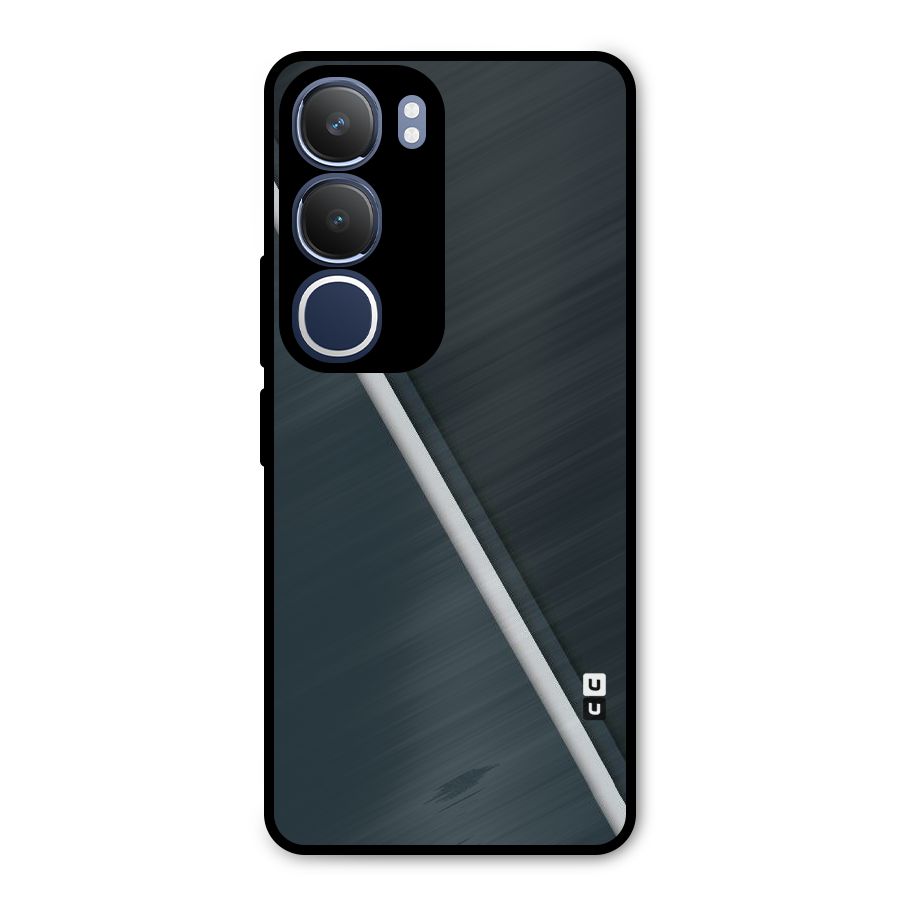 Classic Single Stripe Metal Back Case for Vivo Y29